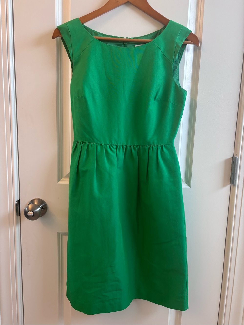 J. Crew Cap Sleeve Bright Green Sheath